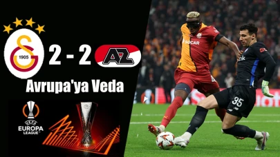 Avrupa'ya Veda Galatasaray 2 - 2 AZ