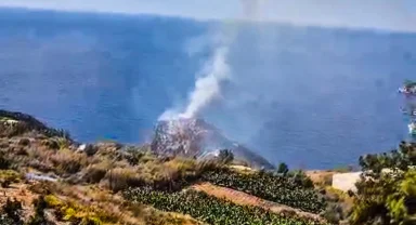 Antiochia Ad Cragum antik kentindeki tarihi kalede yangın çıktı