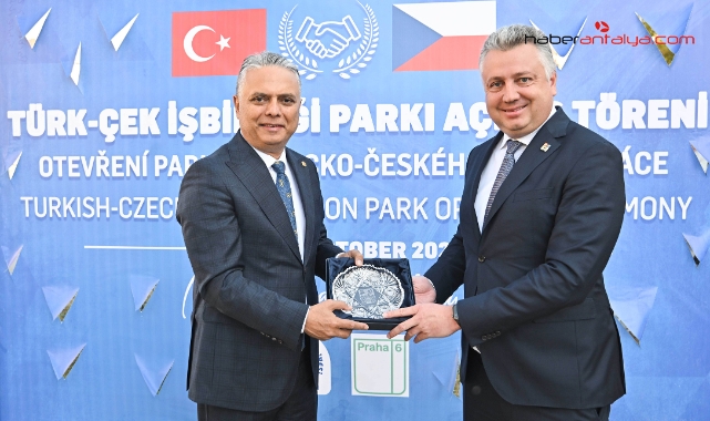 Çek-Türk İşbirliği Parkı açıldı