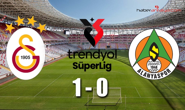 Galatasaray, Süper Lig'in 8. haftasında Alanyaspor'u 1-0 mağlup ederek liderliğini sürdürdü.