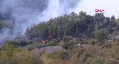 Kumluca'da orman yangını