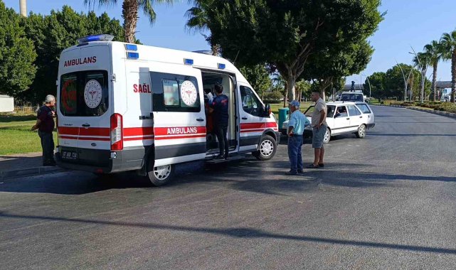 Manavgat'ta trafik kazası: 1 yaralı