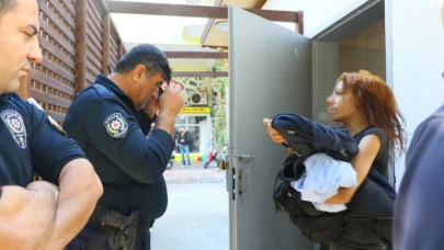 Tuvalette çığlıklarıyla polisi alarma geçirdi, kapıyı açınca ’sizleri seviyorum’ dedi