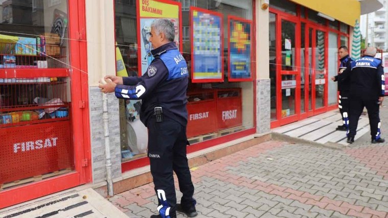 Tarihi geçmiş ürün satan market mühürlendi