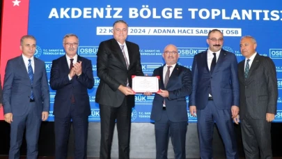 TSE'den Antalya OSB'ye Yeşil OSB Belgesi