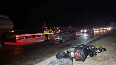 Adana’da otomobil motosiklete çarptı: 1 ölü, 3 yaralı