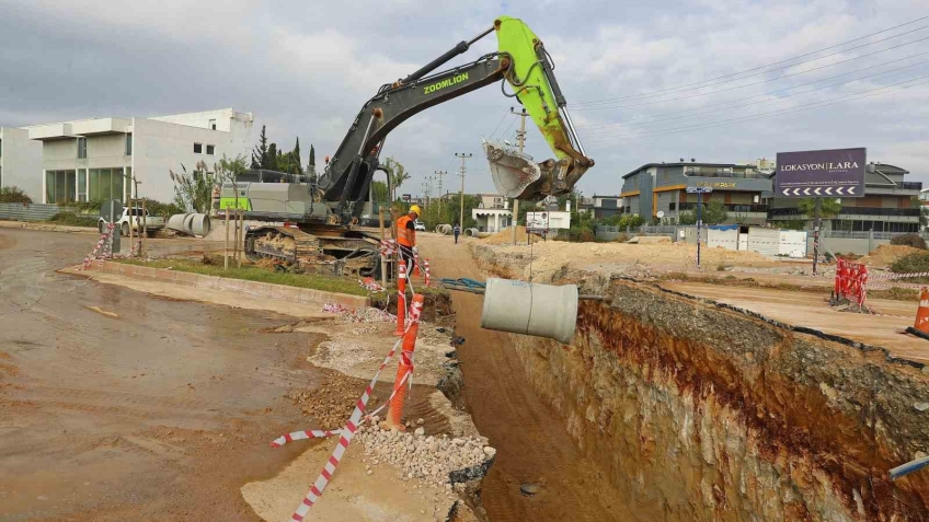 Aksu’da 40 kilometrelik kanalizasyon çalışmasında sona yaklaşıldı