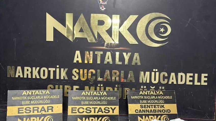 Antalya’da zehir tacirlerine darbe: Son 1 haftada 19 tutuklama