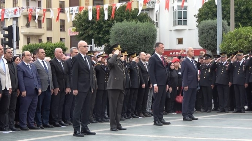 Atatürk, Alanya’da da anıldı