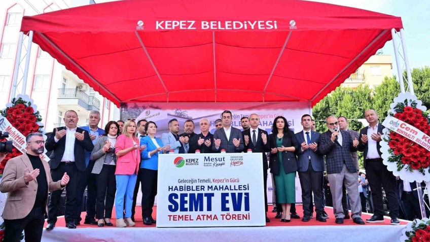 Kepez’e 38 projenin ikincisinin de temeli atıldı