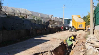 Aksu ilçesinde içme suyu hatları yenileniyor