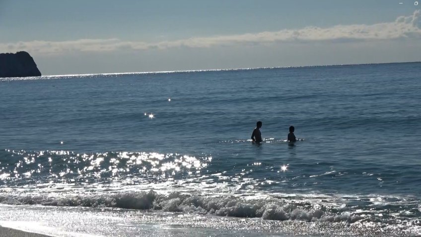 Alanya’da Aralık ayında deniz keyfi