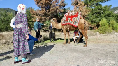 Alanya geleneksel Yörük oyunları gübüdük oyunu ile sona erdi