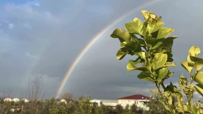 Antalya’da çifte gökkuşağı sürprizi