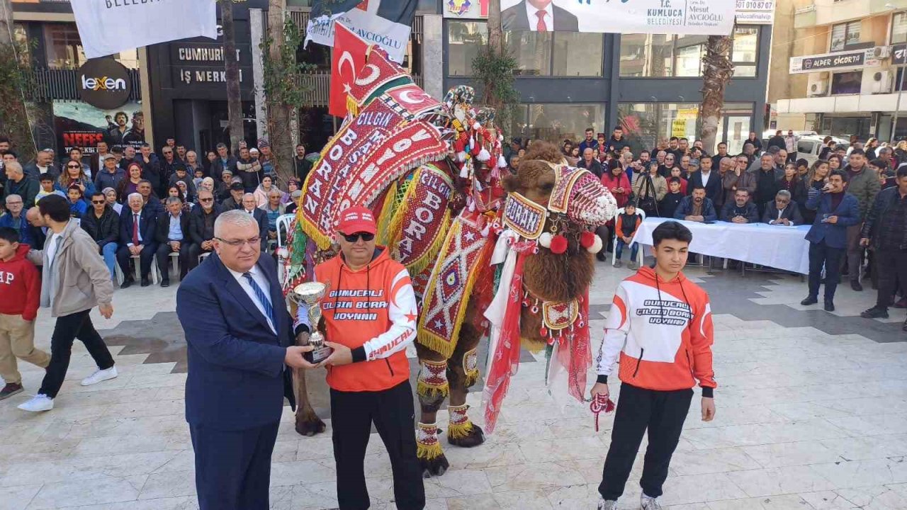 Antalya’da en süslü deve seçildi