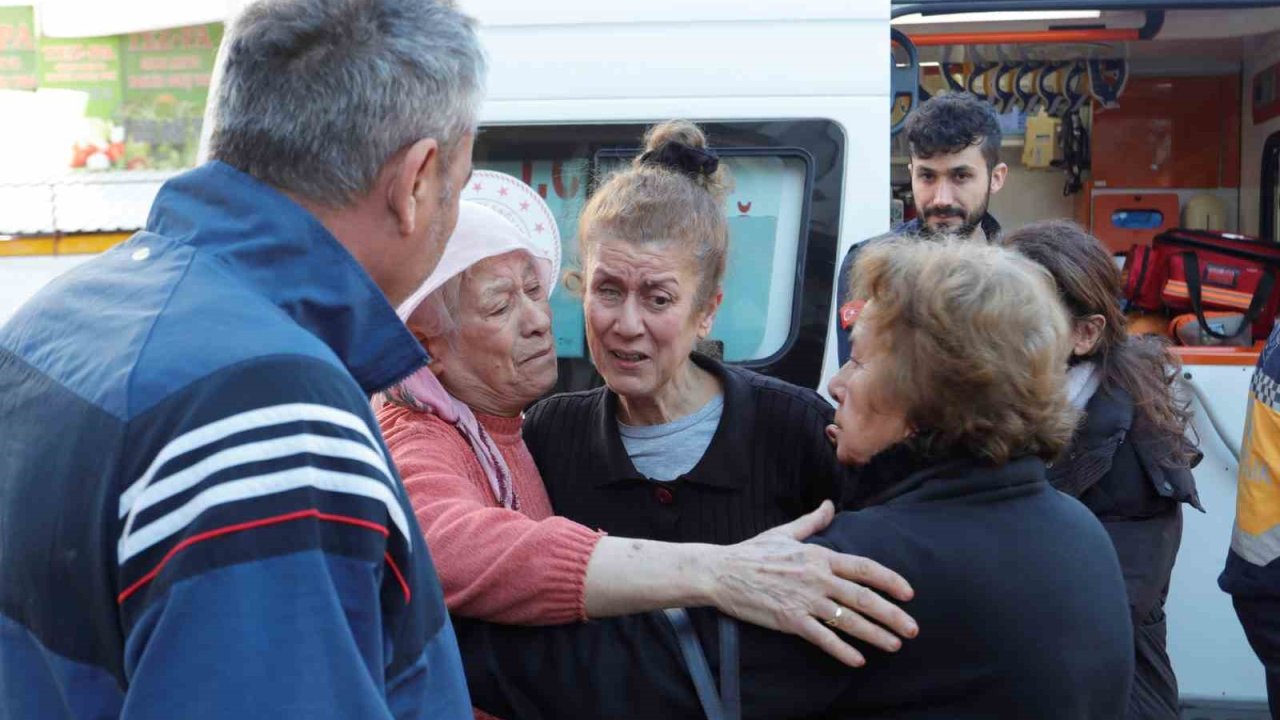 Saç spreyi kutuları patladı, binada oturanlar korkuyla sokağa çıktı