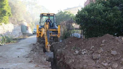 Kemer Aslanbucak’ın içme suyu hattı yenileniyor