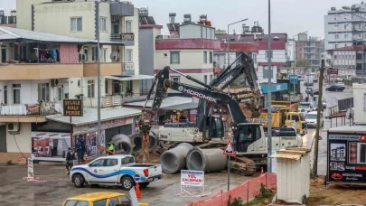 Şelale Mahallesi’nde drenaj hattı yenilendi