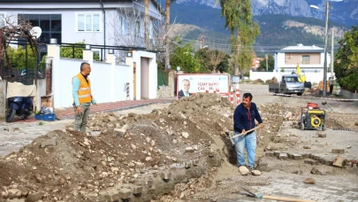 Tekirova'da içme suyu sorunu çözülüyor