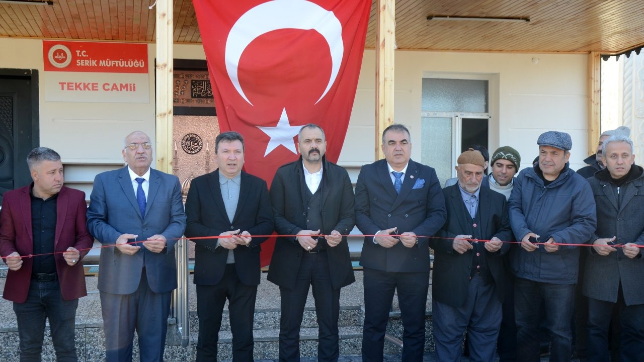 Antalya Serik'te Tekke Camii açıldı