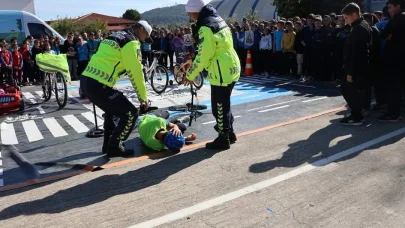 Gazipaşa’da öğrenciler trafik bilinciyle yetişiyor