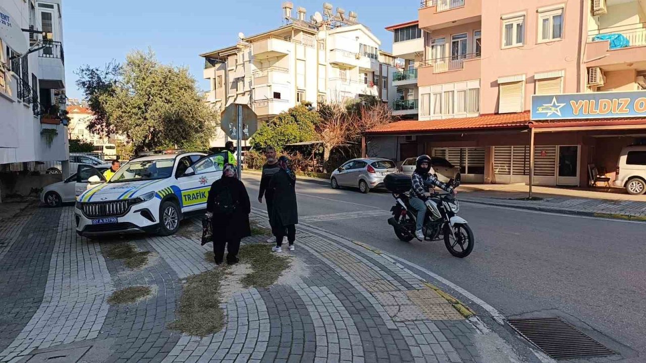 Manavgat’ta motosiklet kazası: 1 yaralı