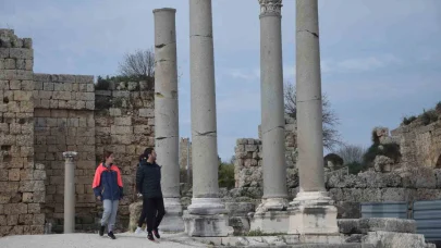 Perge Antik Kenti’ni 2024 yılında 157 bin kişi ziyaret etti