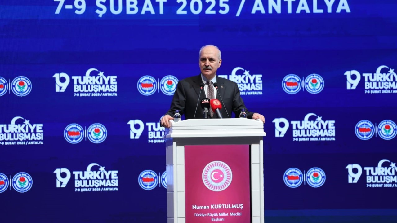 TBMM Başkanı Numan Kurtulmuş: "Filistin toprakları Trump ve şirketlerinin satılık kupon arazileri değildir"