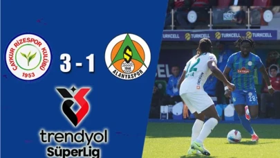 Çaykur Rizespor - Alanyaspor: 3-1