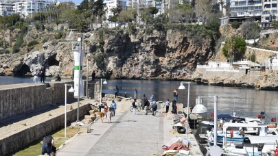 Antalya Yat limanında bahar yoğunluğu