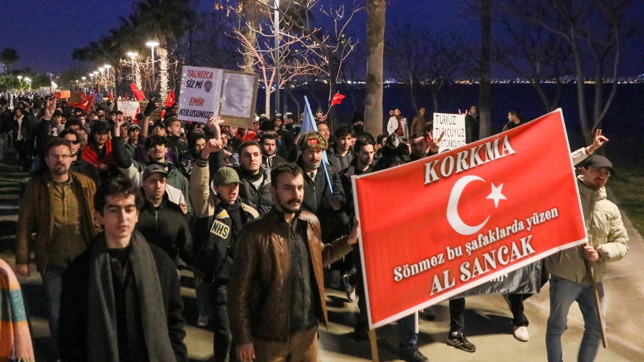 Antalya'da 'İmamoğlu' protestosunda 7 gözaltı