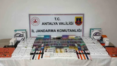 Antalya’da jandarmadan kaçak tütün operasyonu