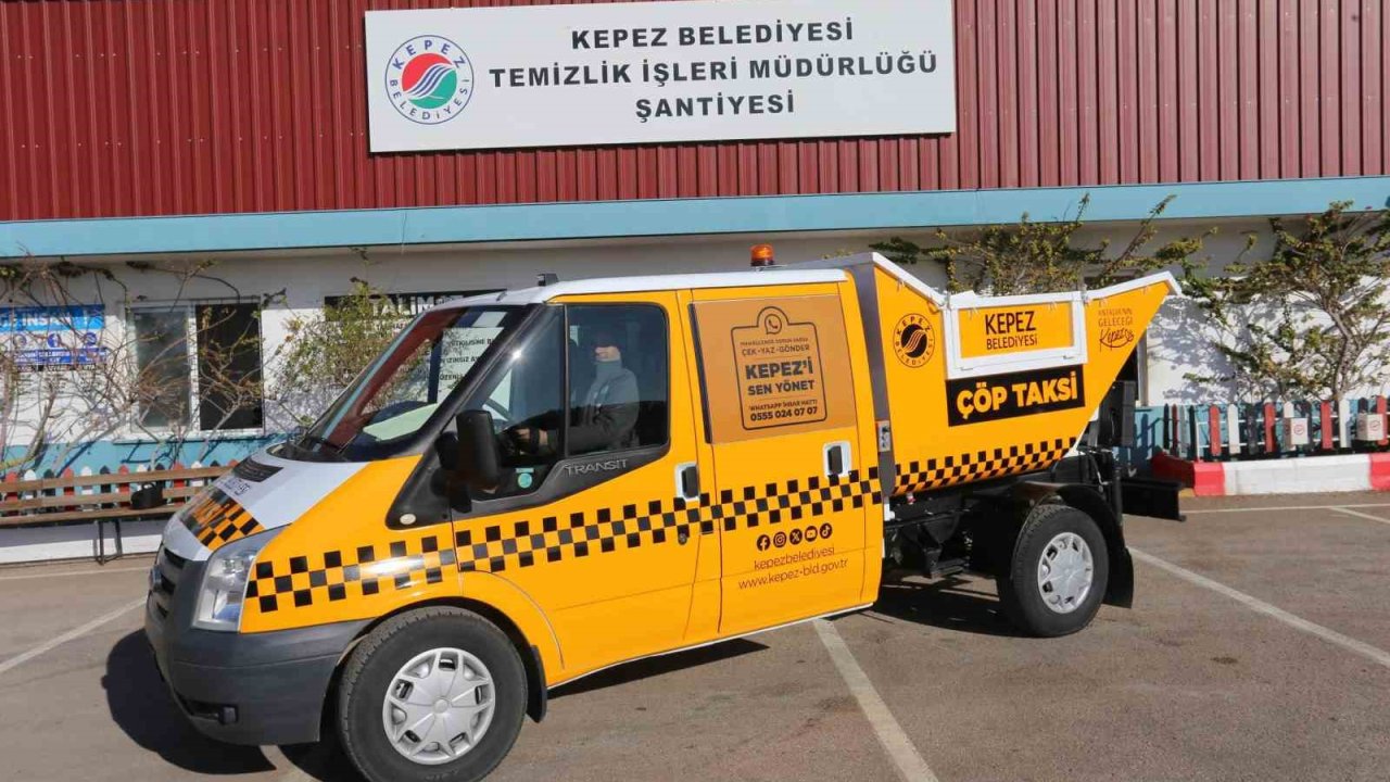 Kepez’den  ‘Çöp Taksi’ hizmeti