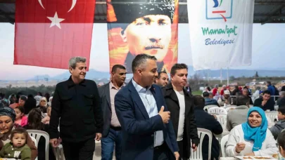 Manavgat Belediyesi’nden Gündoğdu Mahallesi’nde iftar sofrası