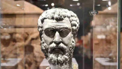 Septimius Severus’un heykel başı ve pişmiş toprak levhalar anavatanında