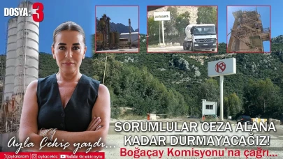 Sorumlular Ceza Alana Kadar Durmayacağız!  Boğaçay Komisyonu'na Çağrı